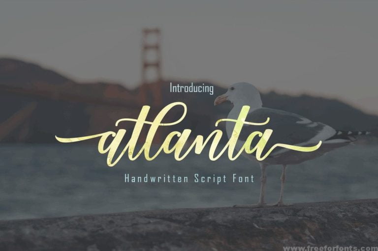 Atlanta Scirpt Font