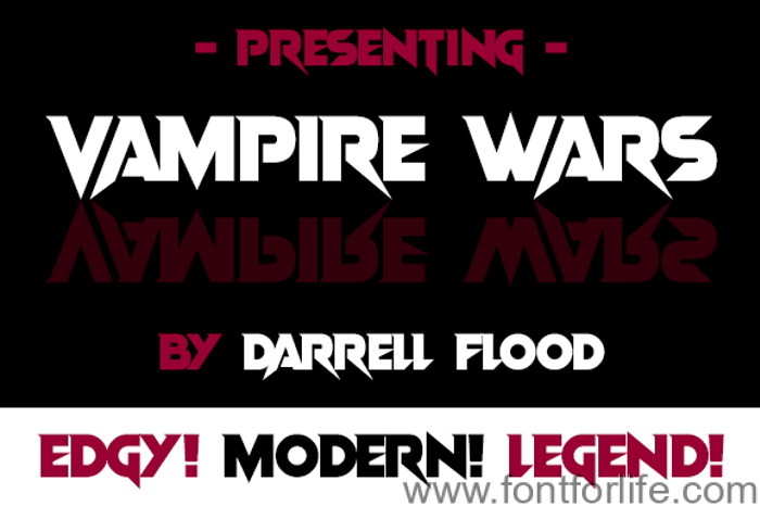 Vampire Wars Font