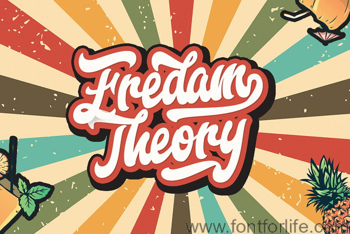 Fredam Theory Font