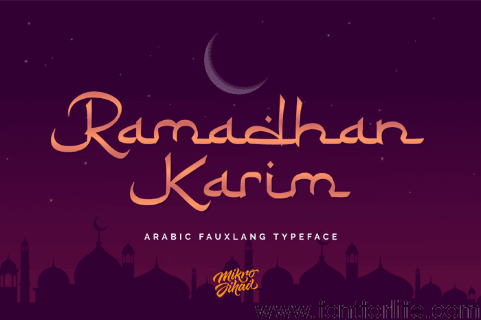 Ramadhan Karim Font