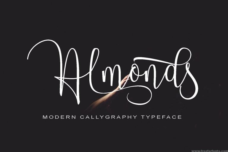 Almonds Script Font Free