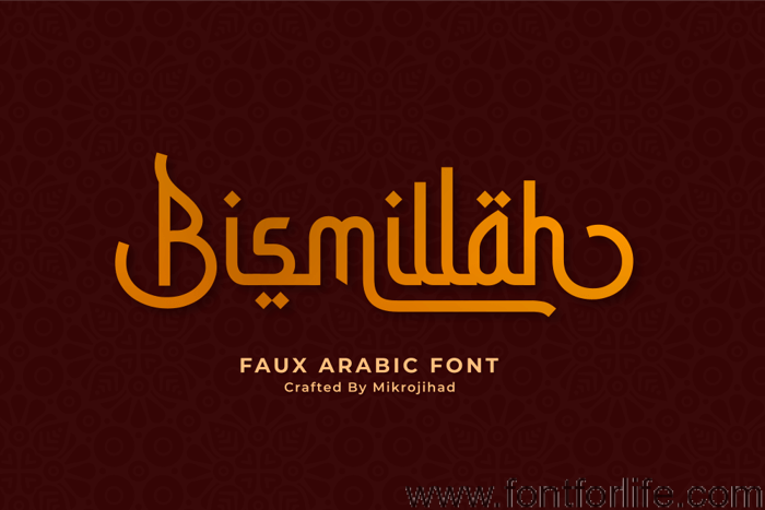 Bismillah Script Font