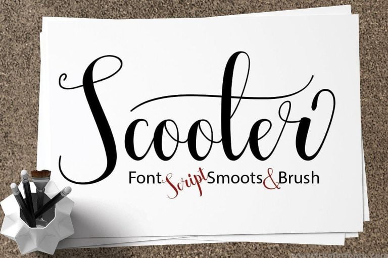 Scooter Script Font Free Download