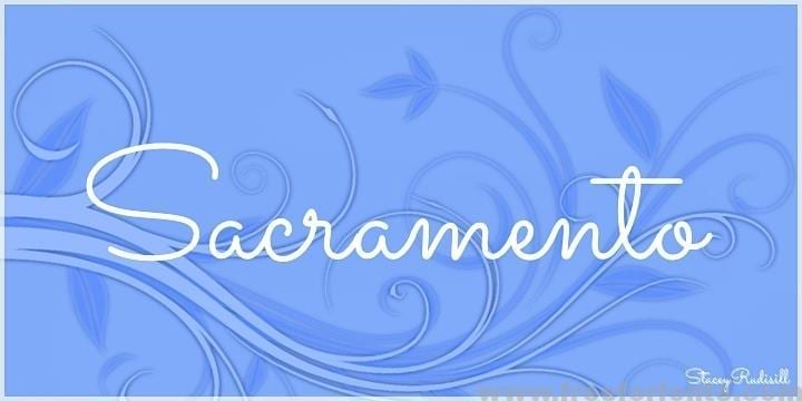 Sacramento font