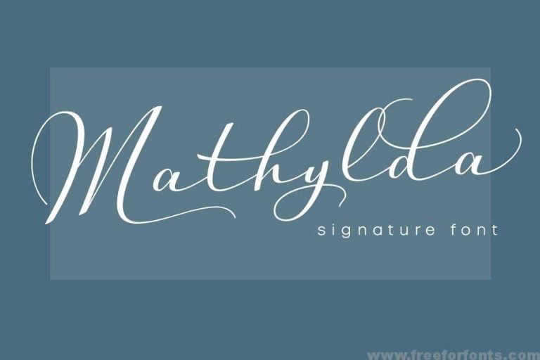 Mathylda Script