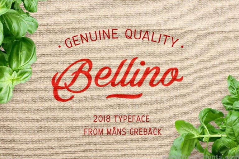 Bellino Font Family