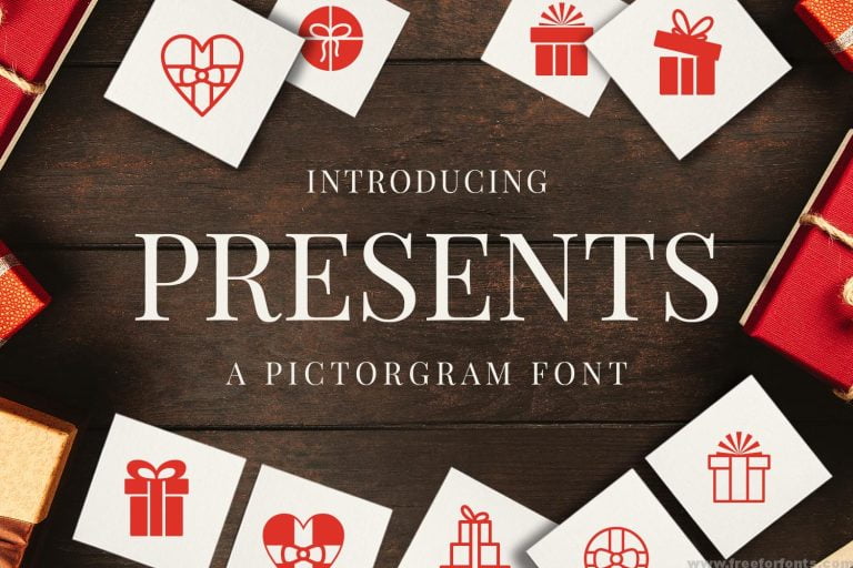 Presents – Pictorgram Font