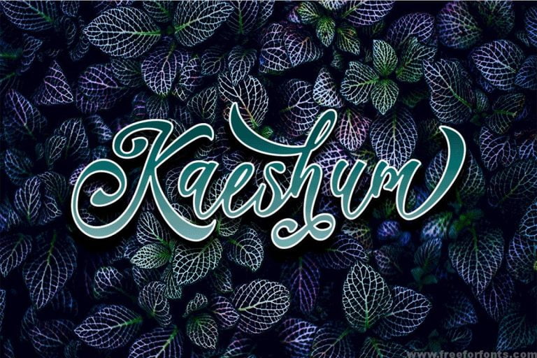 Kaeshum Script – BOLD