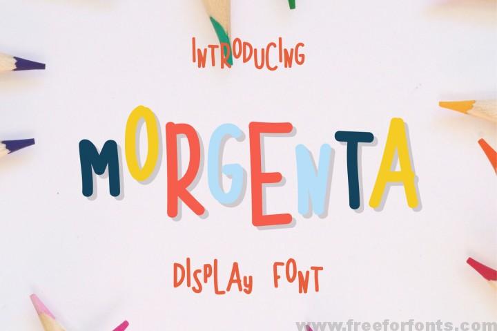 Morgenta Display Font