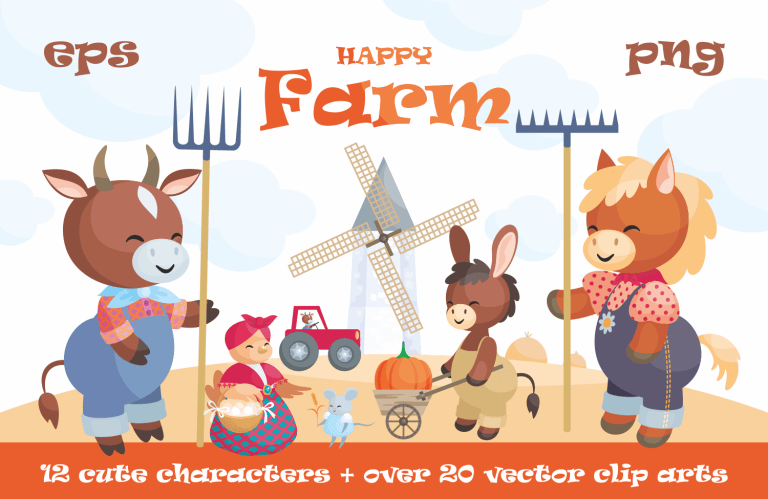 Happy Farm Cute Animals