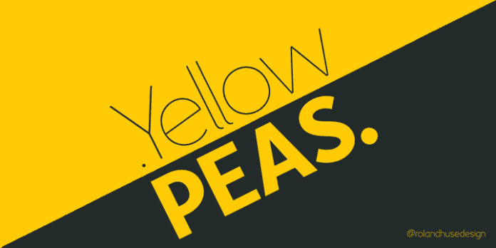 Yellow Peas Font