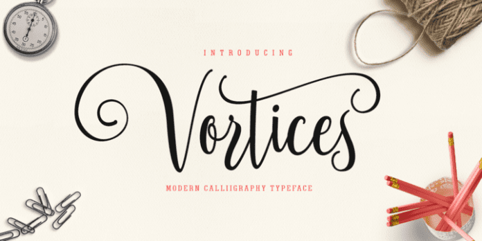 Vortices Script Font