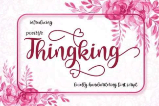 Thingking Font