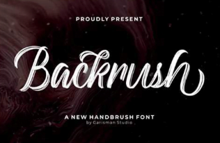 Backrush Font
