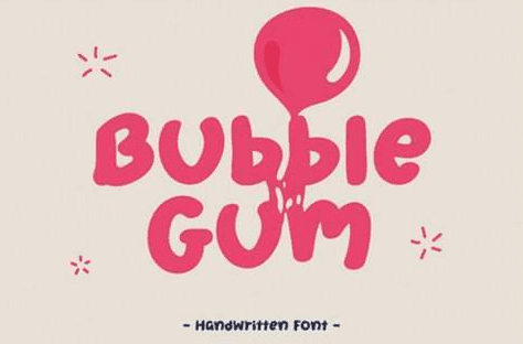 Bubble Gum Font