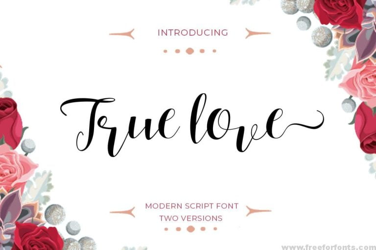 True Love Script Font