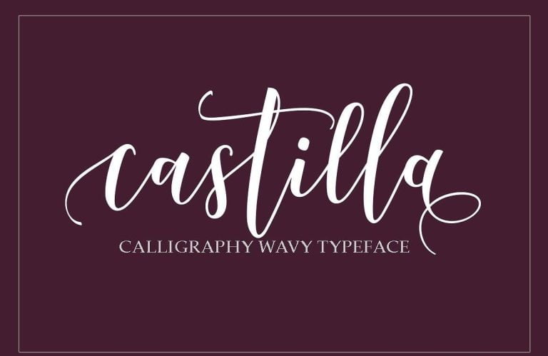 Castilla Script Font