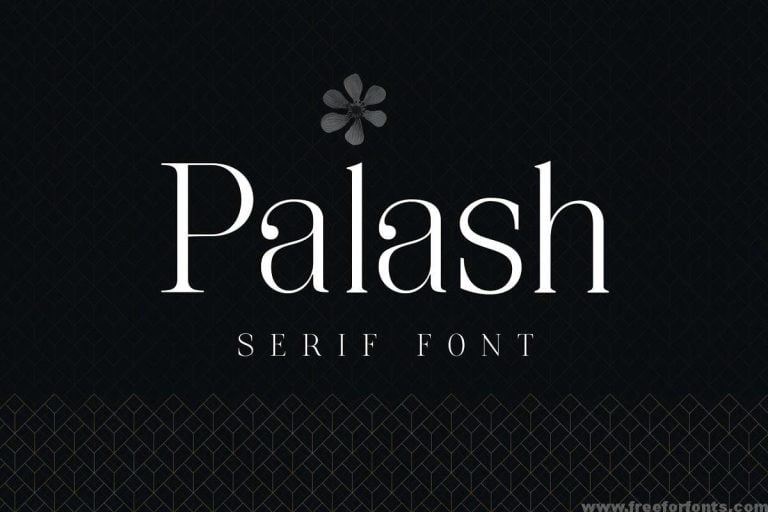 Palash – Serif Font