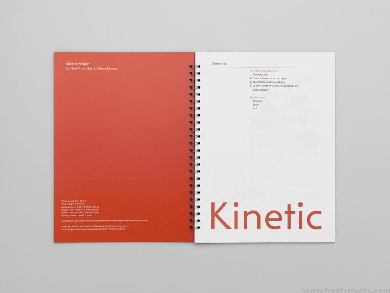 Kinetic Font Family