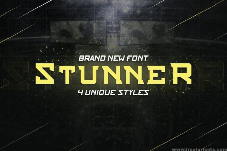 STUNNER – NFC Font Family
