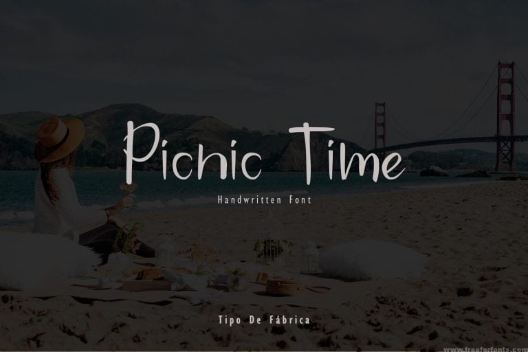 Picnic Time Handwritten Font