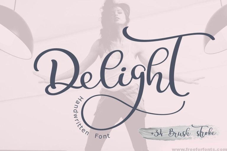 Calligraphy Wedding Font Delight