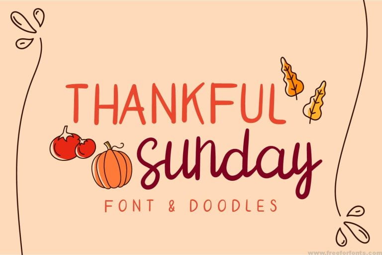 Thankful Sunday – 2 Fonts