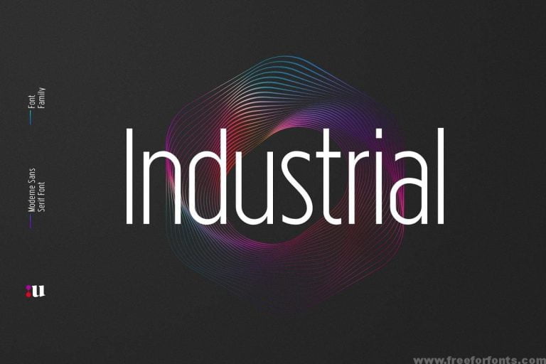 Industrial Sans Typeface