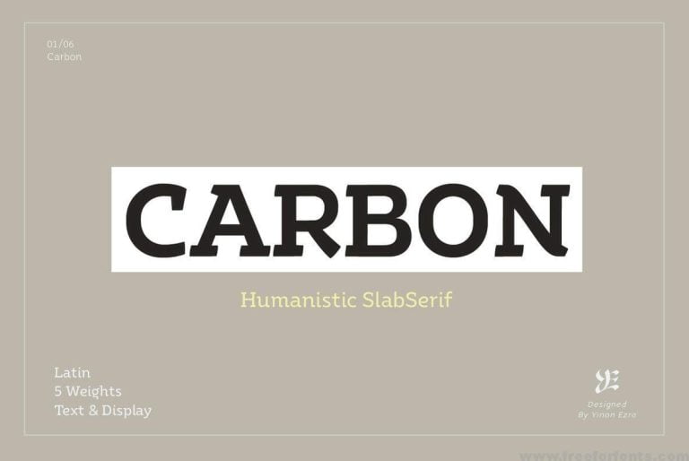 Ye Carbon Font Family