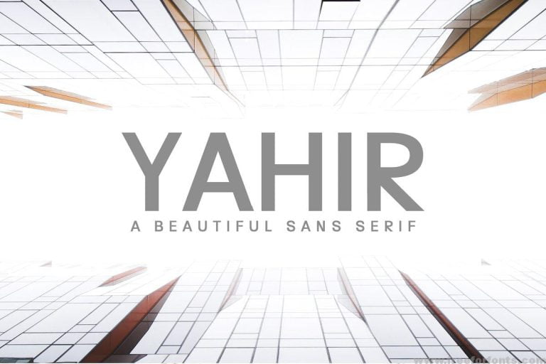 Yahir Sans Serif Font Family
