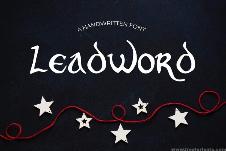 Leadword Font