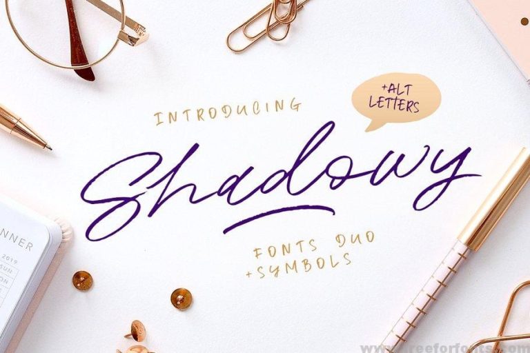 Shadowy Script + Symbols