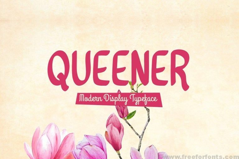 Queener Typeface