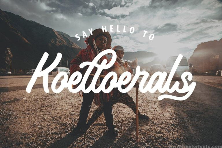 Koeltoerals Font