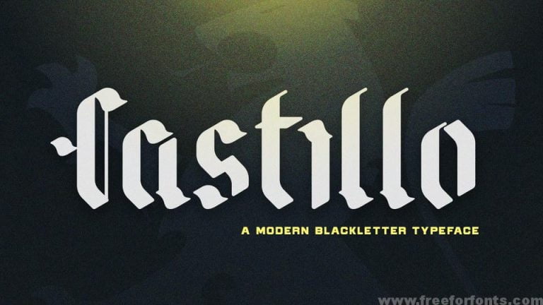 Castillo – Blackletter Font