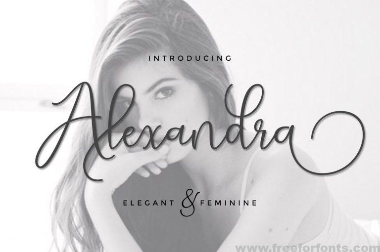 Alexandra script