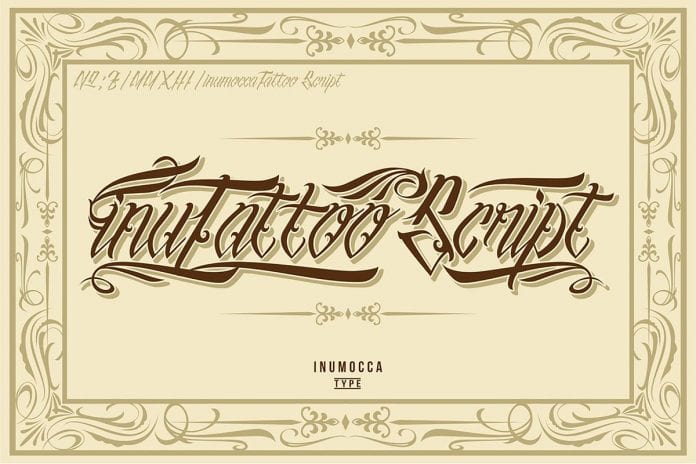 inuTattoo Script Font