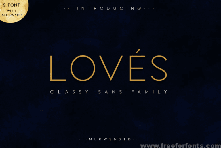 Loves Font Family Free Download