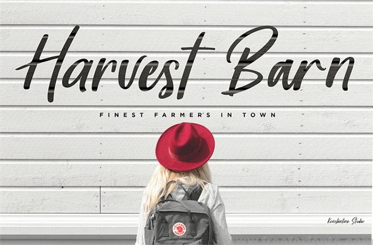 Harvest Barn DEMO font
