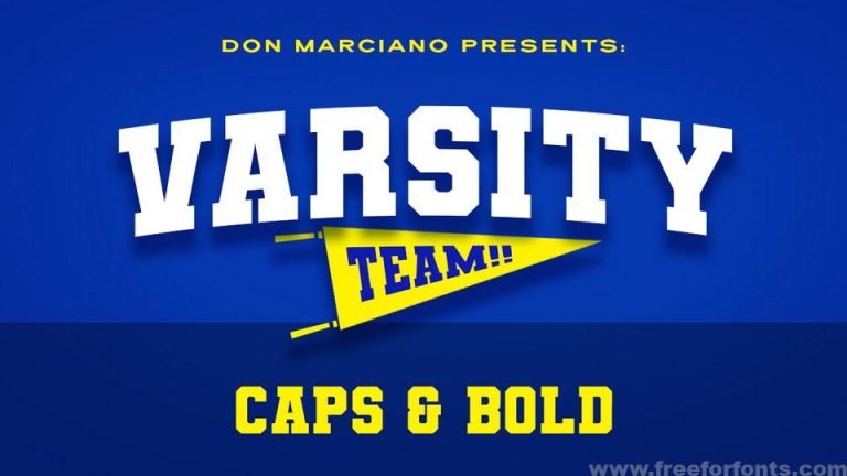 Varsity Team Font