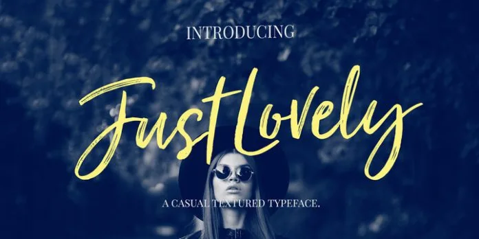 Just Lovely Font
