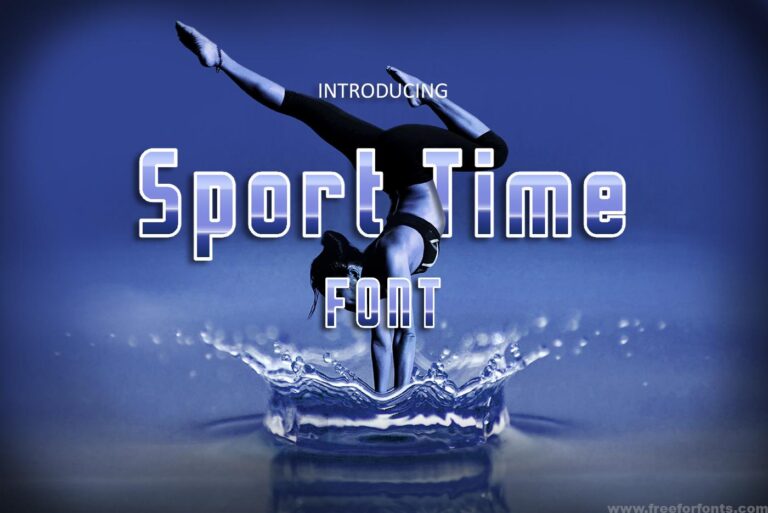 Sport Time Font