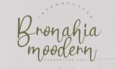 Bronahia Font