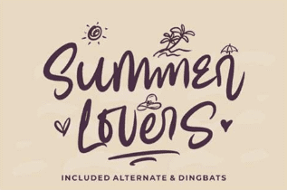 Summer Lovers Font