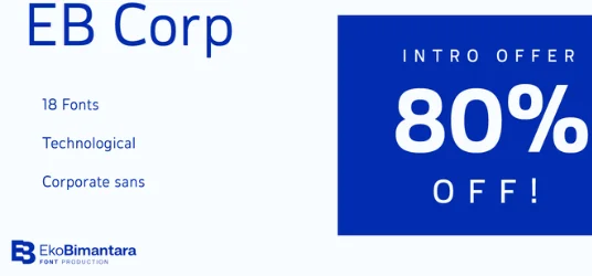 EB Corp Font Family