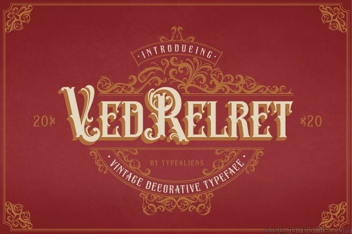Ved Relret Stunning Display Fonts