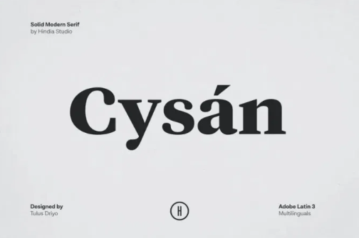 Cysan - Modern Serif
