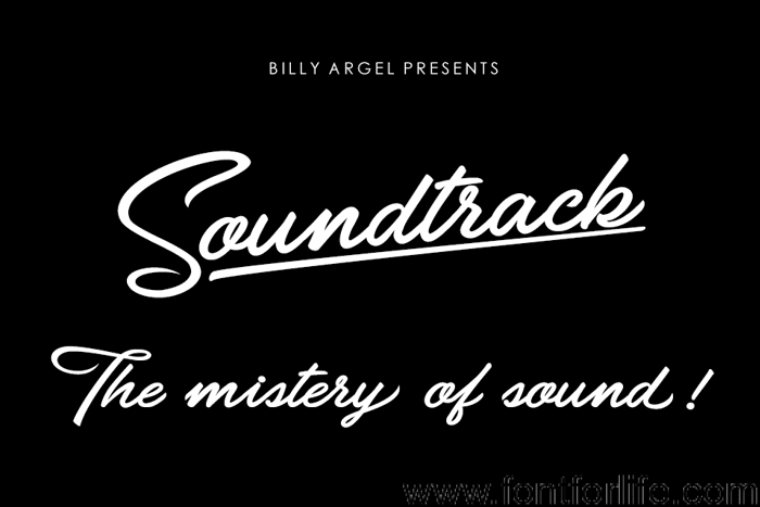 Soundtrack Font