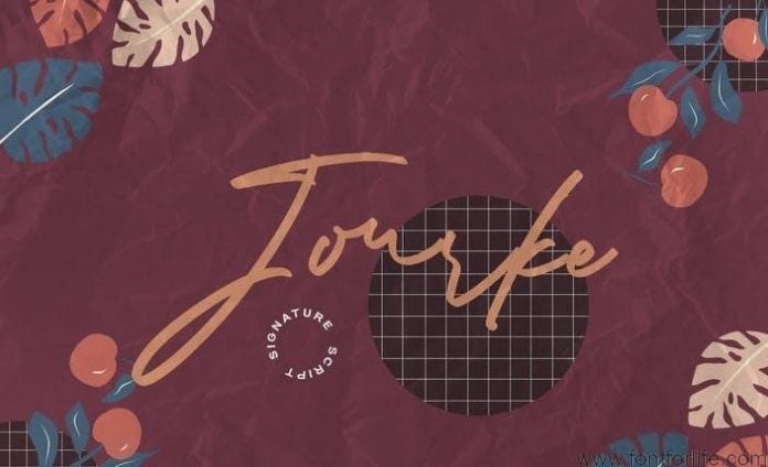 Jourke - Signature Script Font
