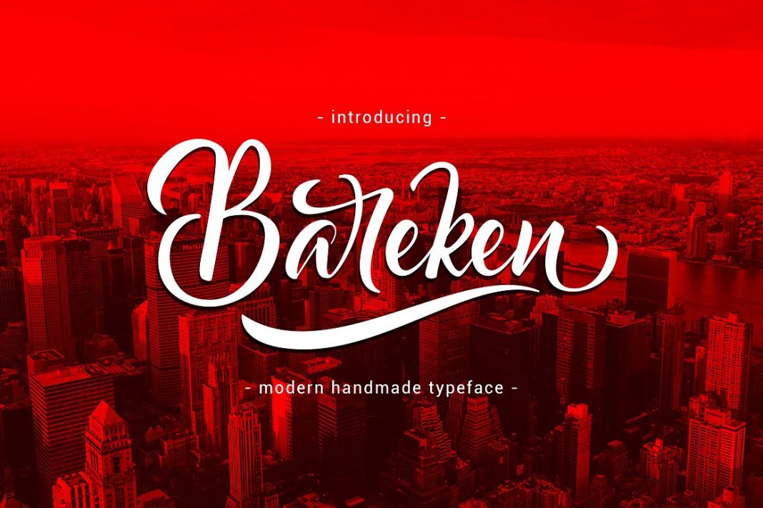 Bareken Script Font